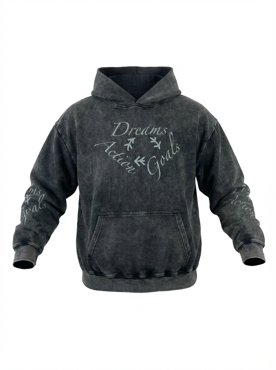 Dreams Hoodie | 400gsm Oversized Acid Wash Hoodie