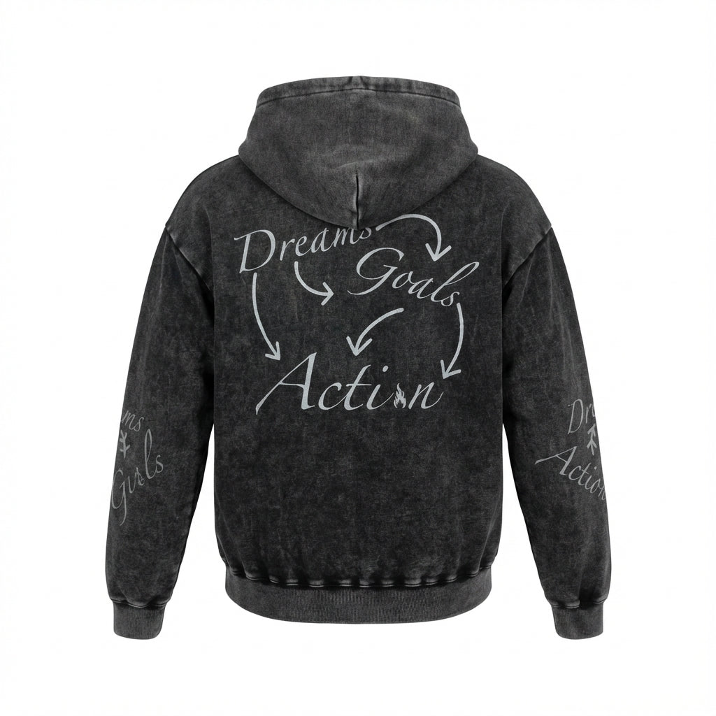 Dreams Hoodie | 400gsm Oversized Acid Wash Hoodie